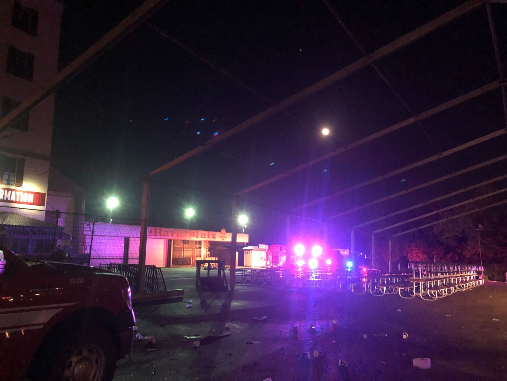 Wurstfest fire